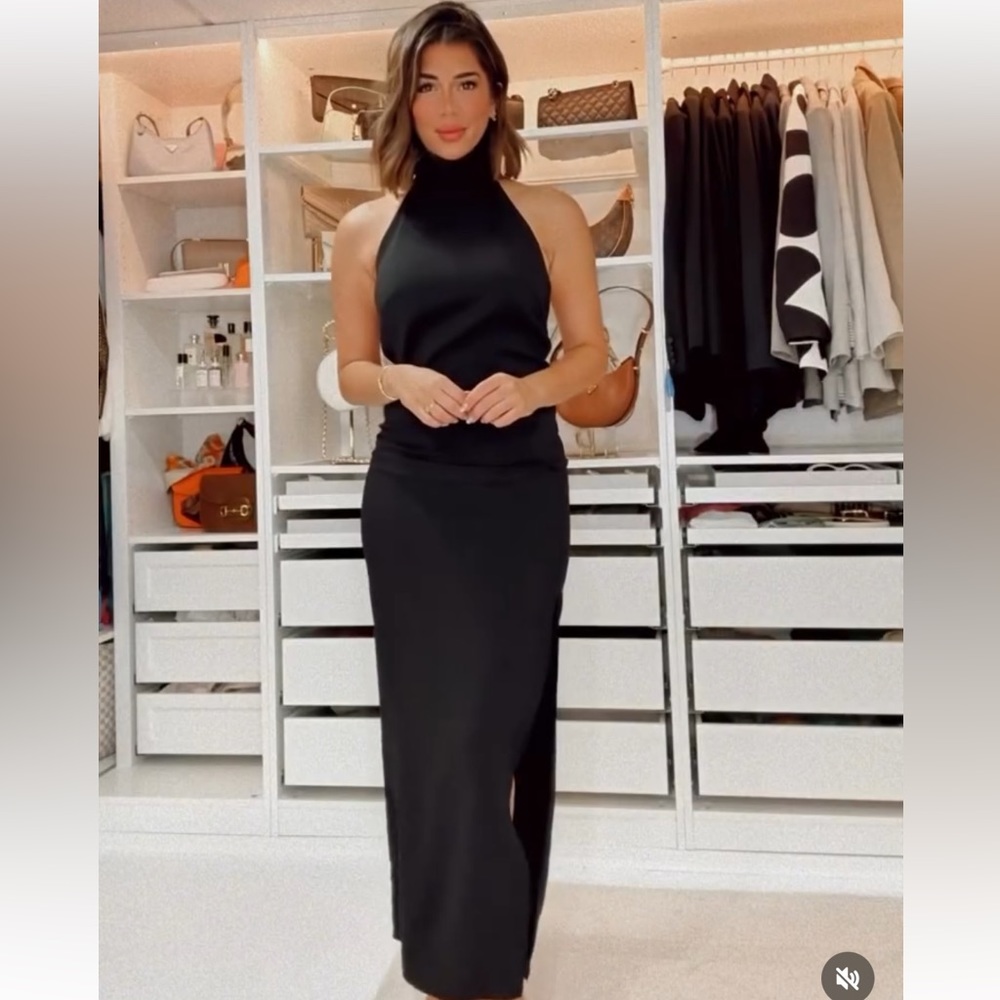 Zara Long Halter Dress - Picture 6 of 16